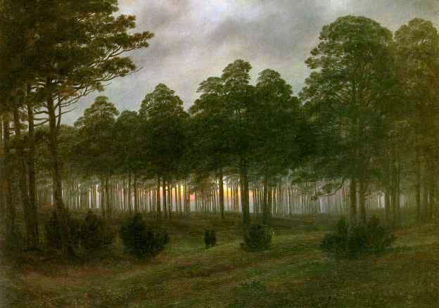 Caspar David Friedrich evening